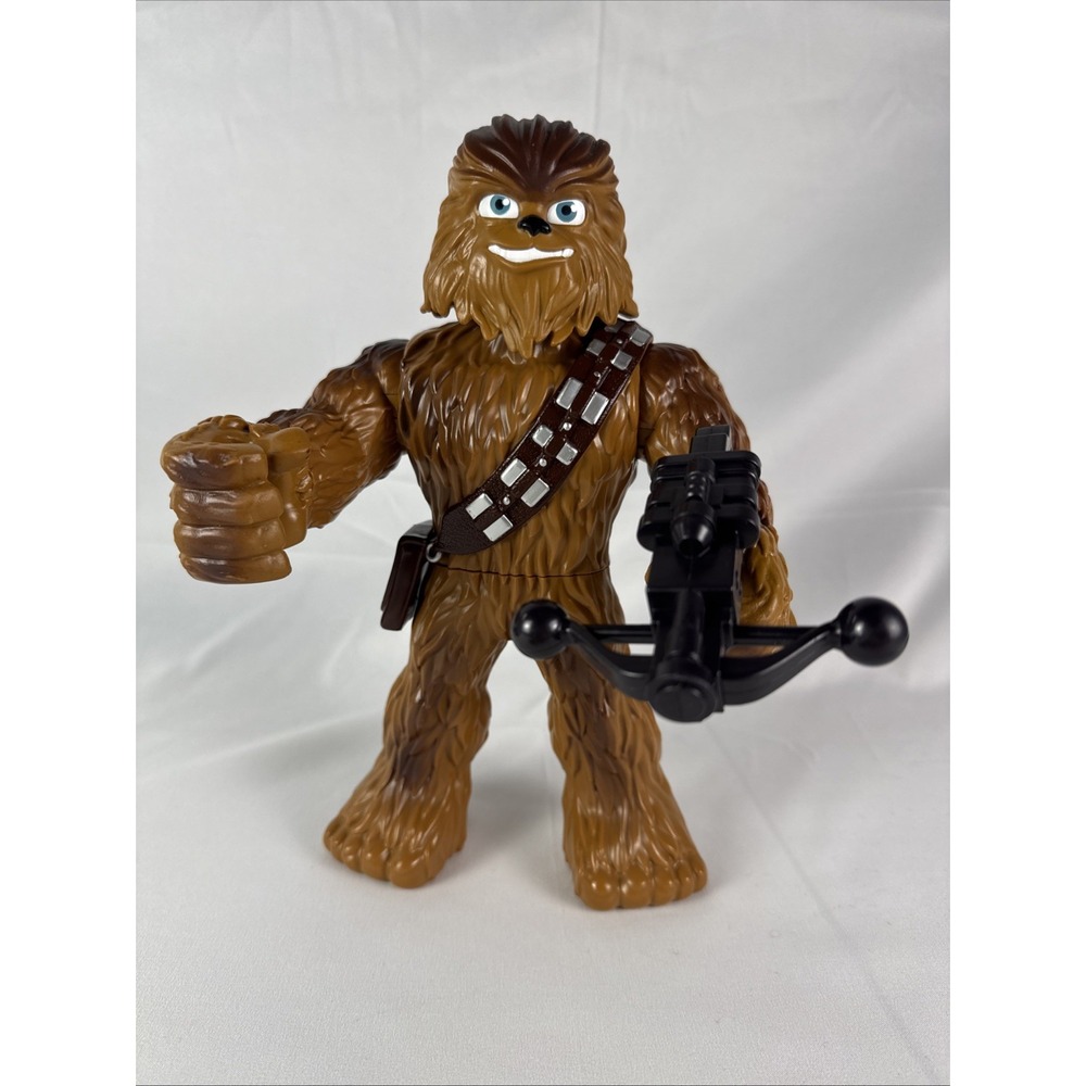 Used Star Wars Galactic Heroes Mega Mighties Chewbacca 25 cm / 10" Figure No Box